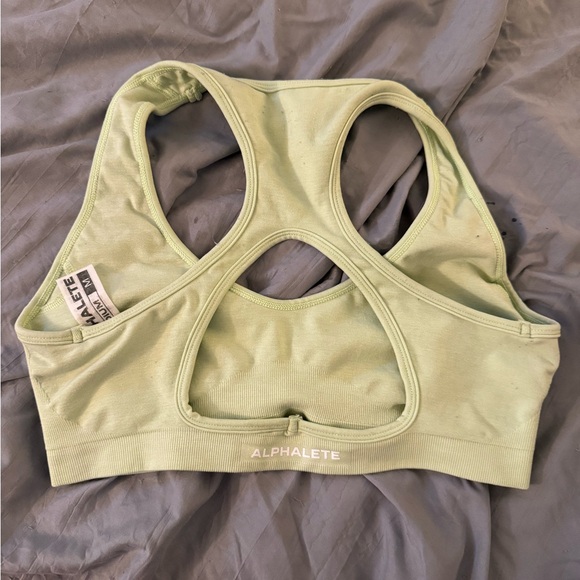 ‼️FLASH SALE‼️ Alphalete Amplify Contour Citrus Frost Sports Bra - Picture 4 of 5
